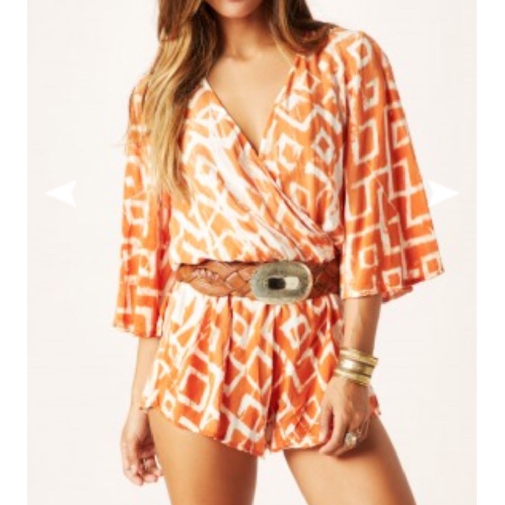 Blue Life Tie Dye Romper